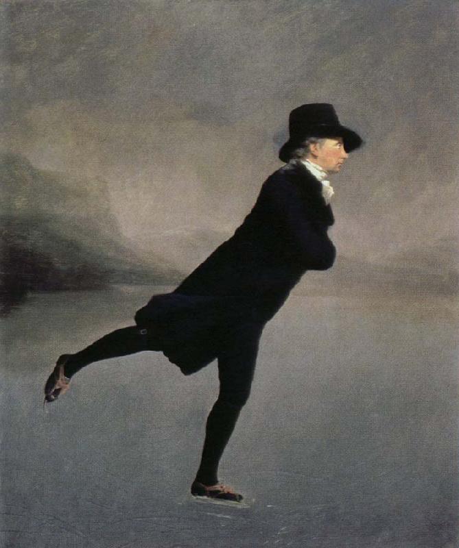 Sir Henry Raeburn the rev.robert walker skating on duddingston loch oil painting image